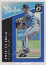 2017 Panini Donruss Optic The Rookies Blue Prizm 42/149 Jose De Leon #TR9 0ei