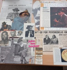 John Lee Hooker. Blues. batch of unique memorabilia from 1960s and since