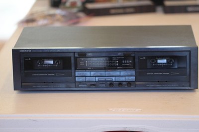ONKYO TA-W450 Stereo - Double Cassette Tape Deck w/ Recording