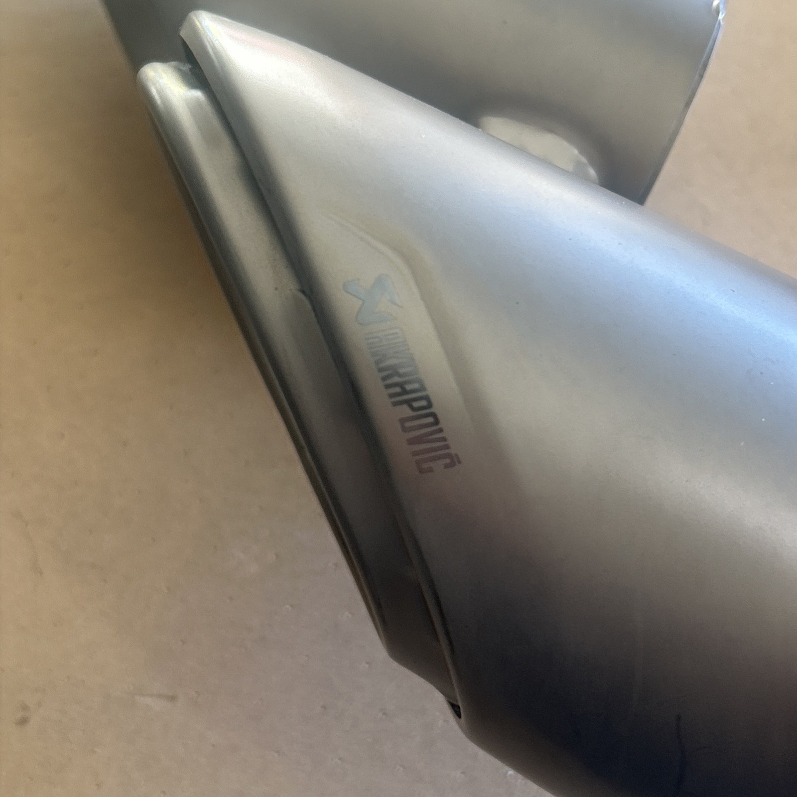 Lamborghini Right Tail Pipe Titanium Used Good Condition #  4ML253698