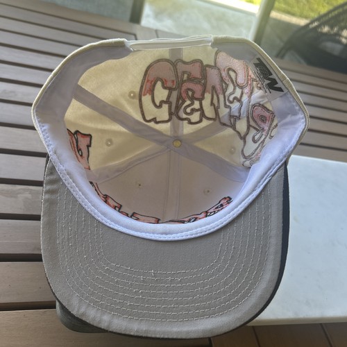 Chicago Bears Full Graffiti Custom Snapback Hat Cap Cream Dome Two Tone - Picture 9 of 11