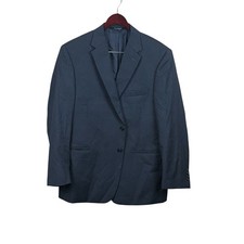 Jos. A Bank 810 Men's 46R Charcoal Gray 100 Wool Suit Jacket Blazer Sport Coat