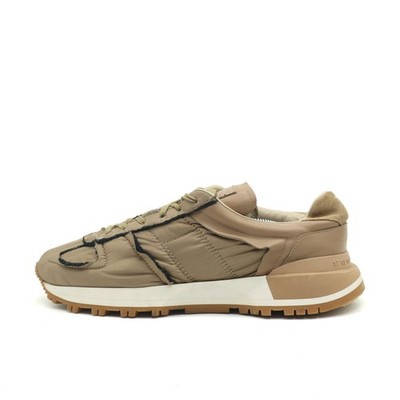 Maison Margiela Damen Retro Runner Schuh Beige Leder/Textil 22 Sneaker EU 41