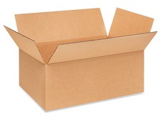 Pack of 25 15 X 10 X 6 In Corrugated Boxes, 200 Lb Test