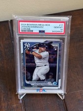 2024 Bowman Mega Box #17 Jasson Dominguez Chrome PSA 10