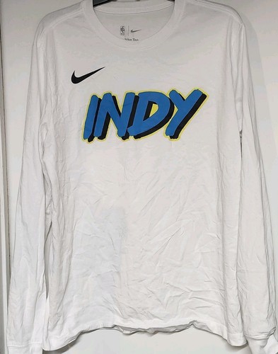 Nike NBA Indiana Pacers City Edition "INDY" Langarmshirt, HERREN L