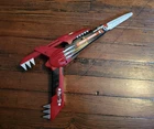 1991 Red Blade Blaster Gun Mighty Morphin Power Rangers MMPR Untested Vintage