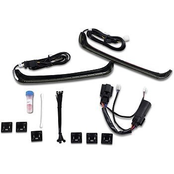 Custom Dynamics Smoke Non-Sequential Low-Profile Bagz LED Lights 14-23 Touring