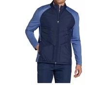 New $118 Walter Hagen Men's Golf Performance 11 Hybrid Jacket Blue Medium