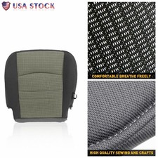 For Dodge Ram 1500 2500-5500 2009-2012 Black Gray Cloth Bottom Driver Seat Cover For Dodge Ram 1500 2500-5500 2009-2012 Black Gray Cloth Bottom Driver Seat Cover
