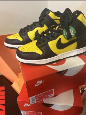 Deadstock Nike Dunk High SP Retro Michigan 2020 EU Größe 42(41 Auf Meine Liste)