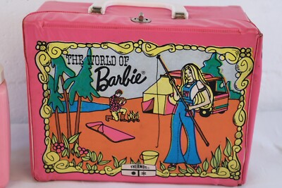 The World Of Barbie Lunchbox 1972 Vintage by Thermos With Thermos
