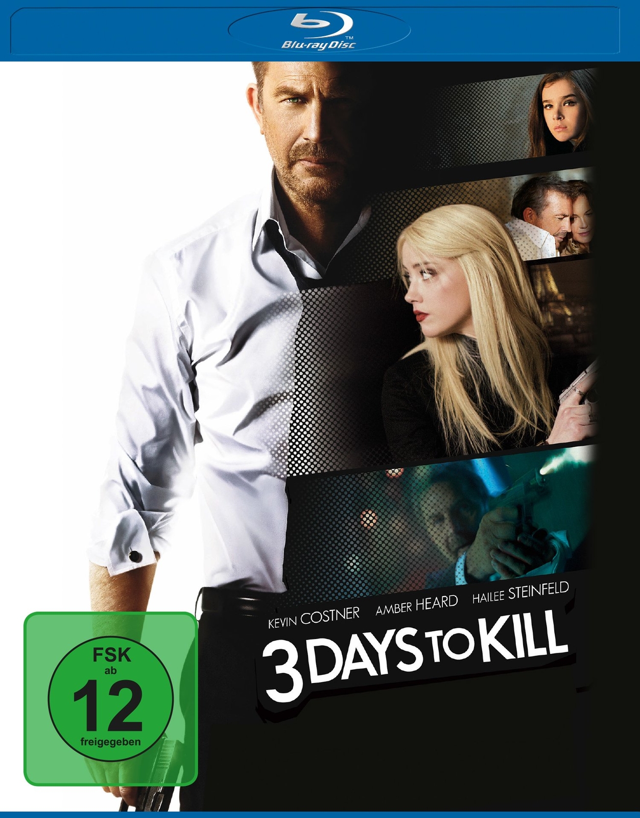 3 Days to Kill [Blu-ray] (Blu-ray) Kevin Costner Amber Heard Hailee Steinfeld