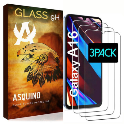 3x Echt Glas Für Samsung Galaxy A16 Panzerfolie Schutzglas Display Hartglas 9H