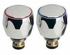 Schläfer | 2pz- Manopola Ricambio per Rubinetto 8x20 con Vitone 1/2 in Metallo