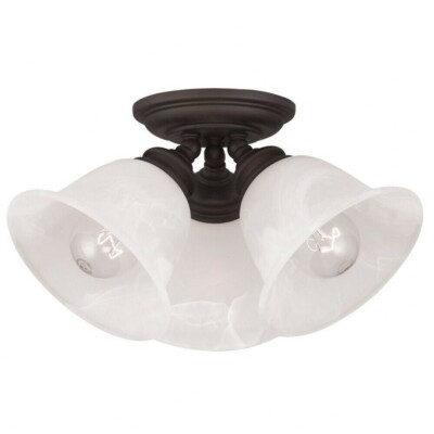 Livex Lighting - Essex - 3 Light Flush Mount in Essex Style - 14.5 Inches wide