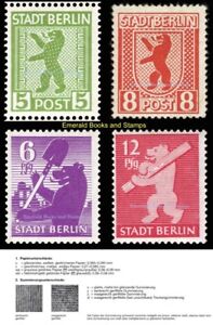 Ebs Germany 1945 Sbz Berlin Bear Berliner Bar Michel Sbz1 2 3 5uy Mnh Ebay