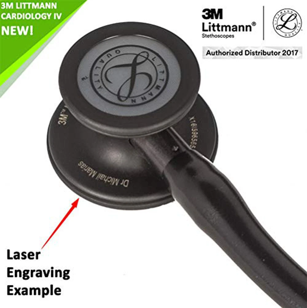 3M Littmann 6163 Cardiology IV Stethoscope, Black 27