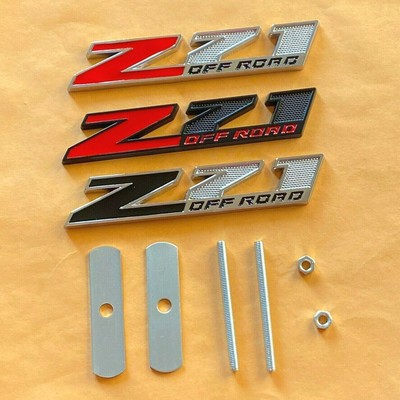 3 Styles Z71 OFF ROAD Grill Badge Front Emblem 3D Car Metal Logo