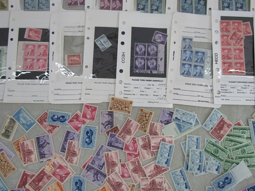 Nystamps US much mint NH old stamp & block collection high cost m3qf - Picture 6 of 11