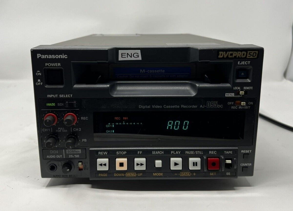 Panasonic AJ-D95DCP DVCPRO 50 Digital Video Cassette Player