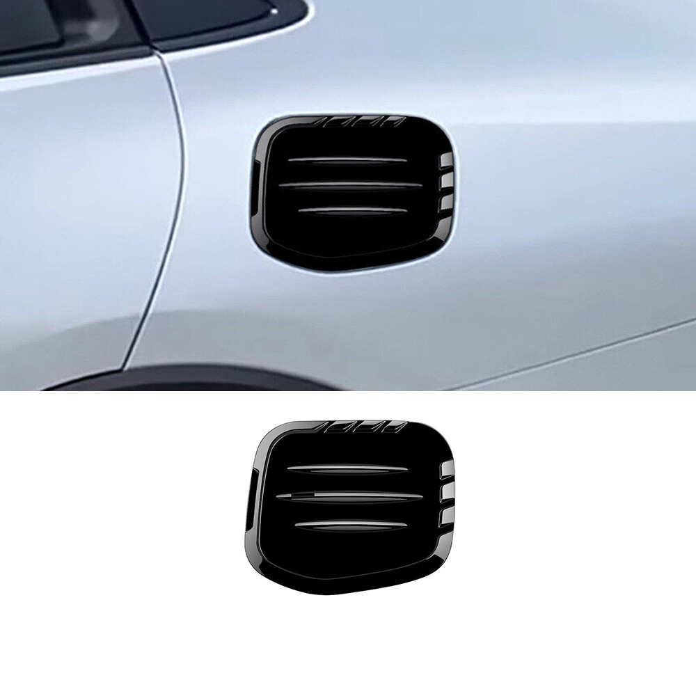 Gas Tank Cap Cover Fuel Filler Cover 1* For Toyota Prius 2023-2024 Bright Black