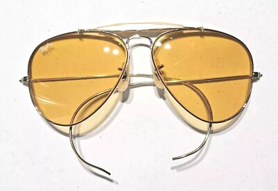 Vintage B&L Rayban Ambermatic 58mm Outdoorsman Shooting Aviator