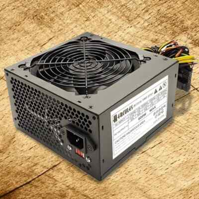NEW--Hercules 600W ATX Power Supply 12-cm Fan 20+4pin SATA 2x-4+4Pin 2x-6+2pin