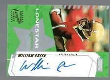 2002 Stadium Club Lone Star Signatures #LSWG William Green 