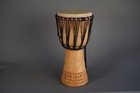 Djembe- African Tribal Drum Uganda Musical Instrument Handmade (Vintage Rare) — photo 3