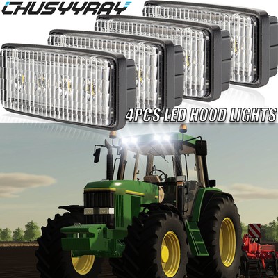 4x 30W LED Work Lights RE306510 Headlights For John Deere 6310 6210 8310 8110