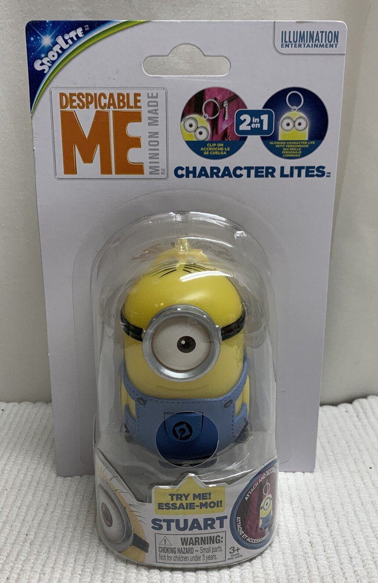 Despicable Me Character Lite Stuart Clip On And Glowing Character