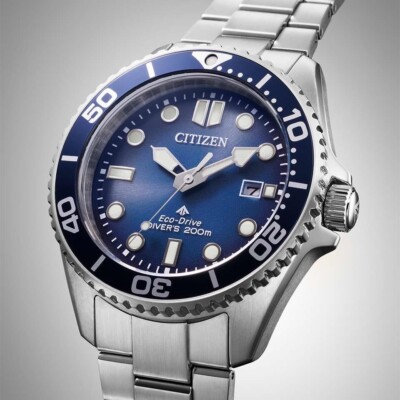 時計 CITIZEN Eco-Drive Diver's 200m Citizen Promaster BN0260-54L MARINE Eco-Drive Blue Dial Diver`s