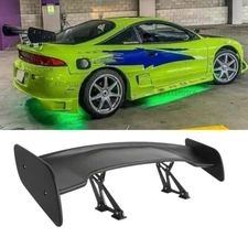 For Mitsubishi Eclipse Coupe Matte Rear Trunk Spoiler Racing GT Wing High Stand