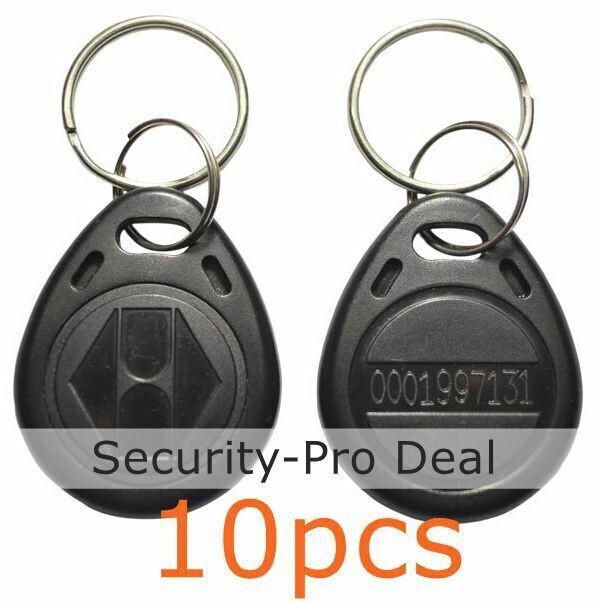 10PCS 125KHz EM RFID Card Keyfobs EM4100/TK4100 Proximity ID Card key