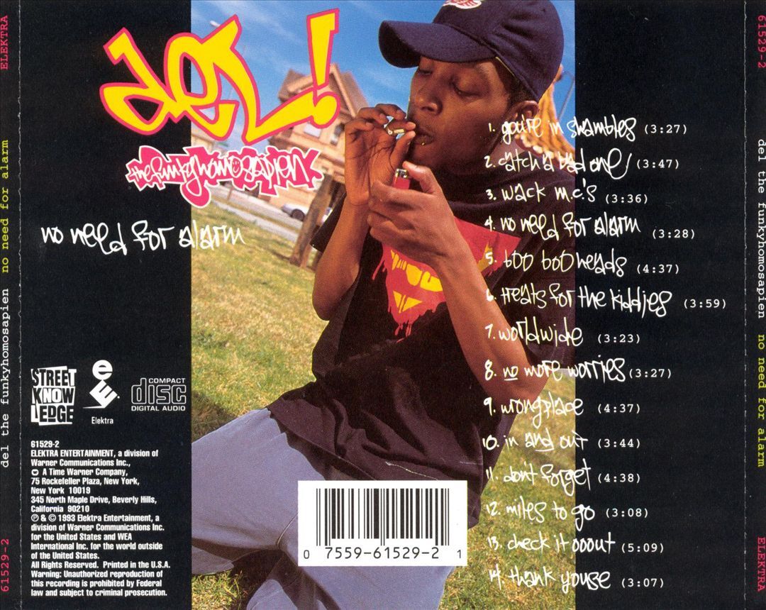 DEL THE FUNKY HOMOSAPIEN - NO NEED FOR ALARM [PA] NEW CD