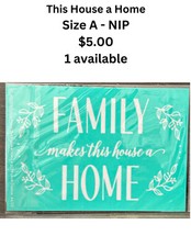 Chalk Couture This House a Home-Size A-NIP