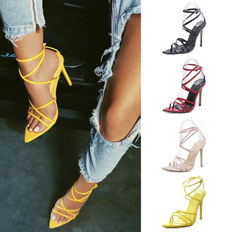 Red Bottom Heel Shoes Wedding Shoes Yellow Women Pointed Toe High Heels -  China Shoes and Lady Shoes price