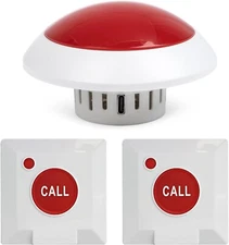 Remote Emergency Strobe Siren Alarm Kit Waterproof Outdoor Loud Panic Sos Warnin