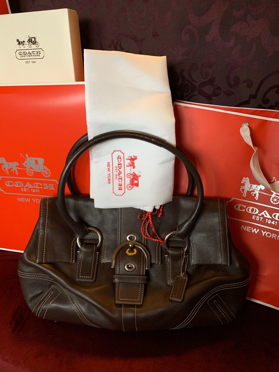バッグ Coach Soho 2tone Leather Shoulder Bag COACH Soho Leather Belted Shoulder Bag | Dillard's