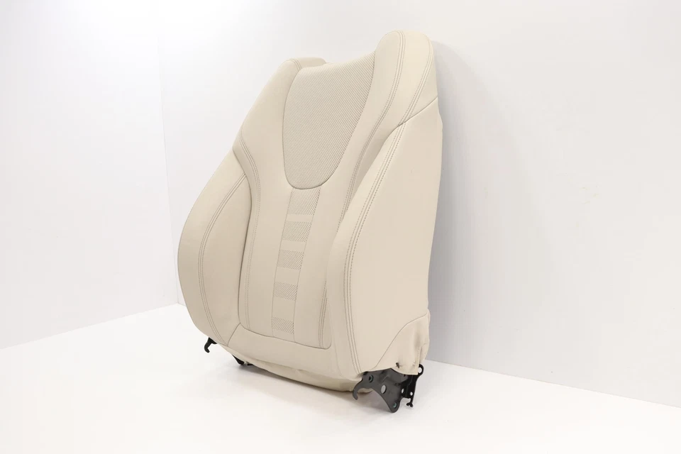 2019 - 2022 BMW X5 G05 FRONT RIGHT SIDE SEAT UPPER CUSHION COVER OEM WHITE_MCEW - Image 2 of 4