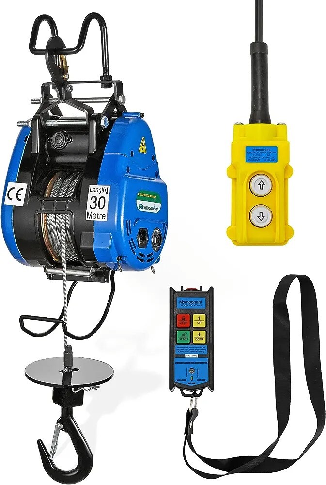 Treuil électrique de levage 250kg Xmoonant pour équiper un garage ou un atelier
