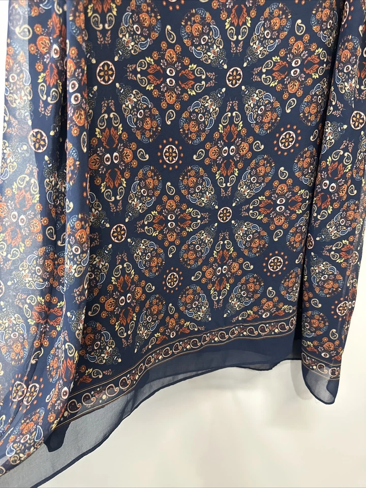 Vestido de Verano Max Edition Shift Azul Marino Cachemira Sin Mangas Forrado L Foto 3 de 4