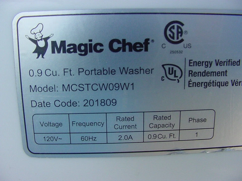 MAGIC CHEF model MCSTCWO9W1 WASHER PCB CONSOLE ASSEMBLY MODULE (OEM PART) - Image 2 of 4