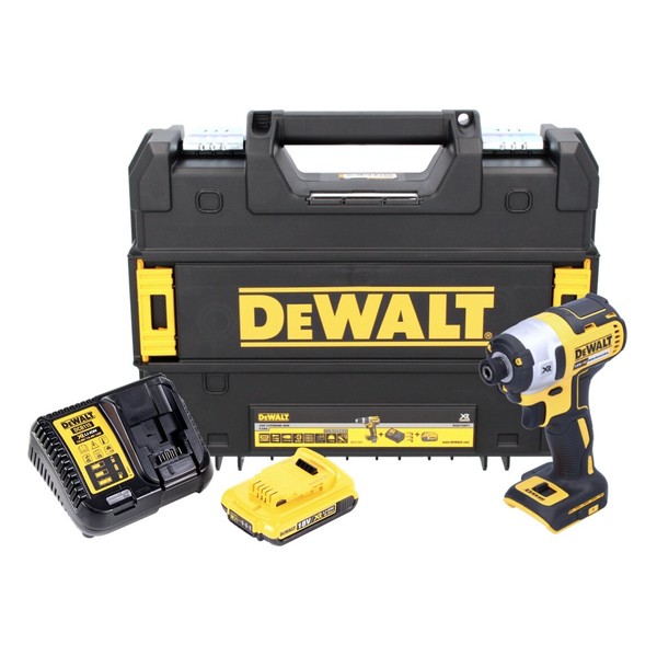 "Dewalt Dcf 887 D1T Akku Schlagschrauber 18 V 205 Nm 1/4\" + 1X Akku 2 Ah + Lader"-image