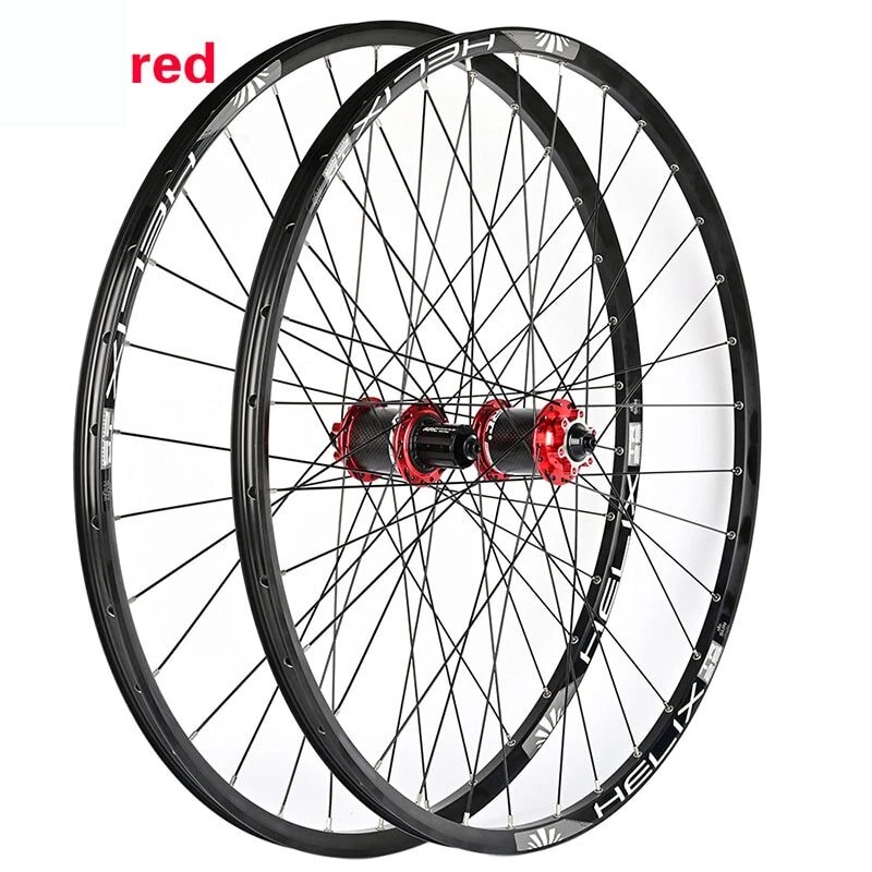 Mountain Bike Wheelset 32H XC Racing Cyclocross Bike Wheel QR/thru Axle Tubeless - Image 2 of 4