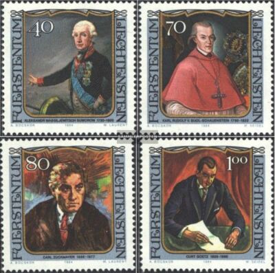 Prophila Collection – Liechtenstein Briefmarken 849-860 Komplett Postfrisch MNH (1984 Freimarken)