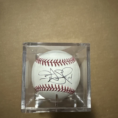 JUSTIN SMOAK #14 Toronto Blue Jays “sweetspot” Autographed MLB Baseball