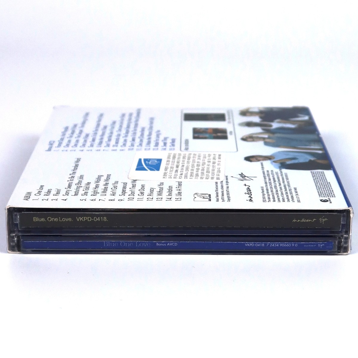 Blue - One Love Special Asian Edition Korean Album CD VCD Set