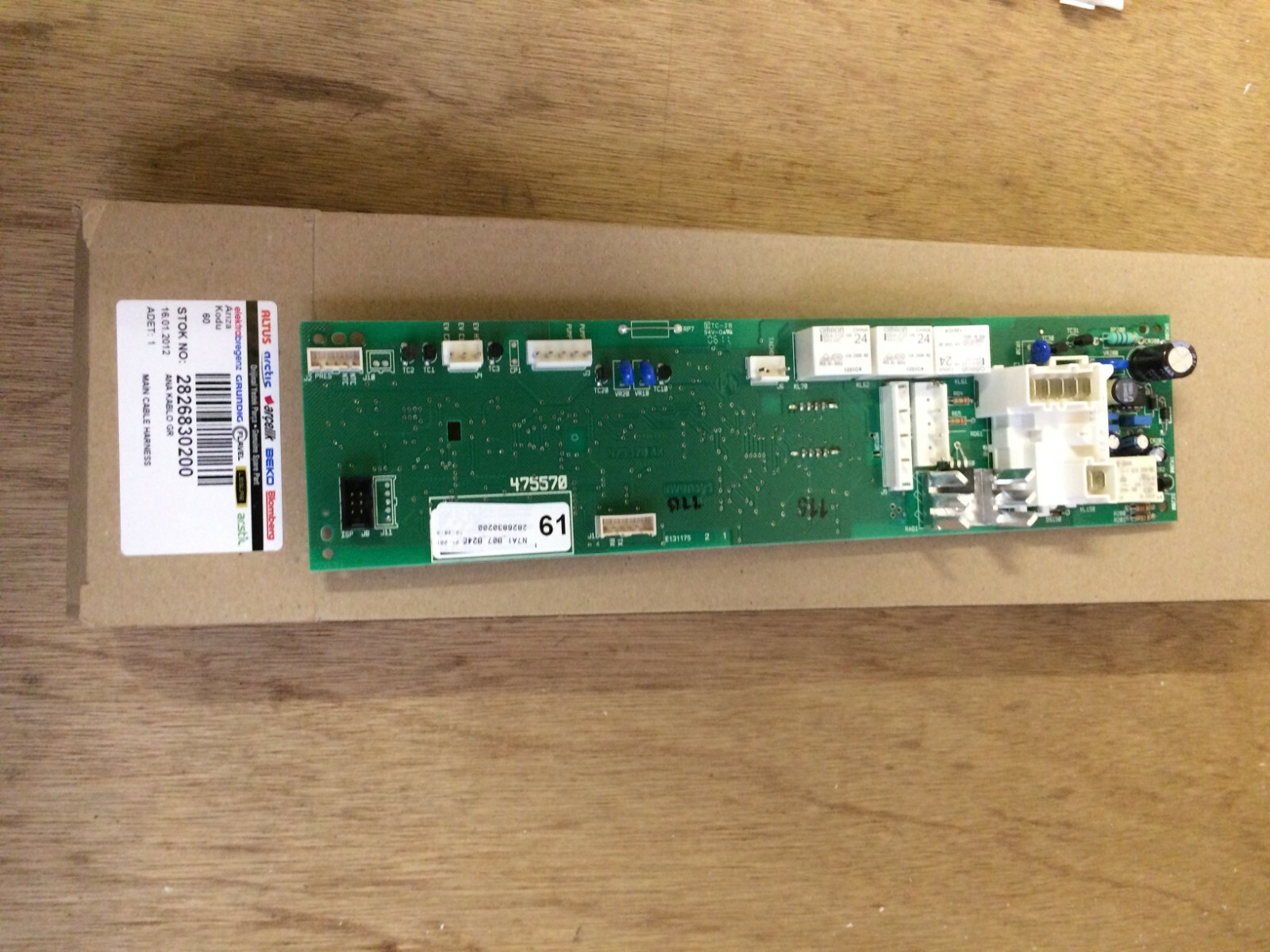 beko-washing-machine-main-pcb-2826830200-genuine-part-ebay